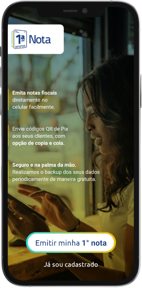 celular apresentação aplicativo